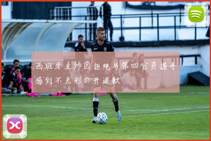 西班牙主帅因拒绝与第四官员握手感到不光彩公开道歉